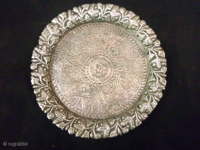 Ottoman Armenian Silver Coffee Tray 

271gr and date 1833 in very good conditions!!

pls ask if you have any questions!!              