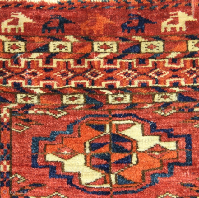 Turkmen Chuval.1,22x0,65cm
4x2'1ft                               