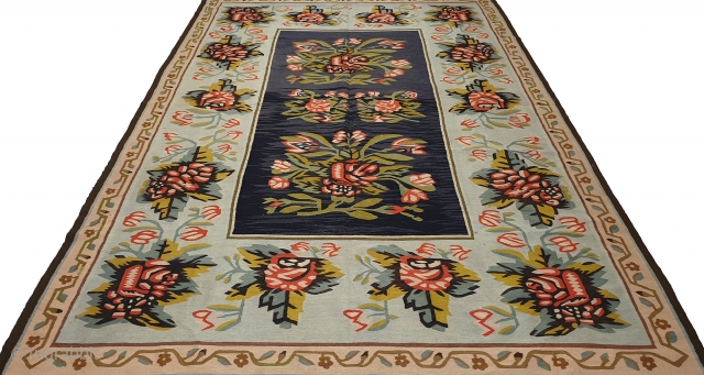 Bessarabian Kilim,285x194 cm,9.4x6.4 ft.                             