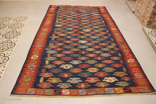 Caucasian Kilim,11.1X5.9 Ft  340x179 cm