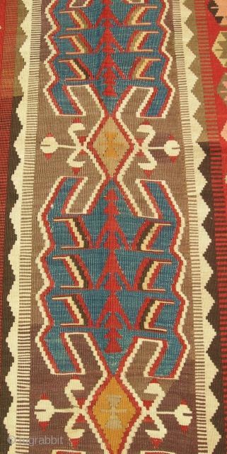 central  anatolian  obruk  kilim    cm 4,09  x  1,10                 