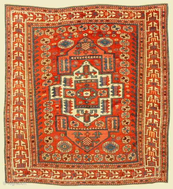 west anatolian Bergama  cm 1.90 x 1.75   19th century natural colors good condition                 