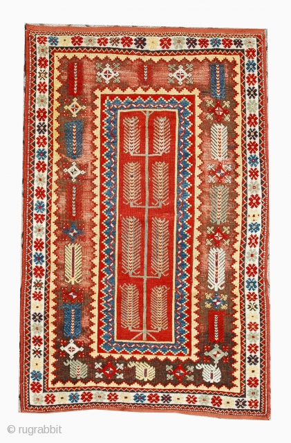 ANATOLIAN MELAS CARPET  CM 1.46 X 1,05  .1850 circa exhibition the sartirana textile show 17 - 20 semptembre 2015
SOLD            