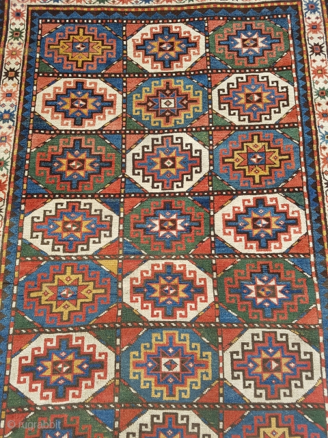 CAUCASIAN  KAZAK MOGAN  CM  3.80 X 1.30  1860780 CIRCA  VERY GOOD  CONDITION
NATURAL COLORS  MOR INFORMATION PLEASE INFO@ANATOLIANTAPPETI.COM OR  VISIT THE TORINO SARTIRANA FAIR FROM  ...