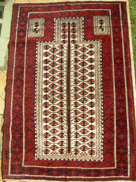 Baluch Rug with excellent colors and good  condition,cm 1.50 x 1.02  1900/1920  circa                 