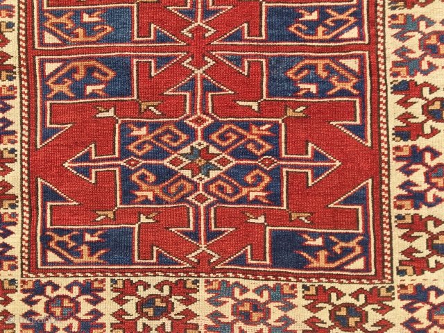 ANTIQUE NORD WEST ANATOLIAN  RUG  CM 1.00 X 0,95 1860/80  CIRCA 
NATURAL  COLORS GOOD  CONDITION             