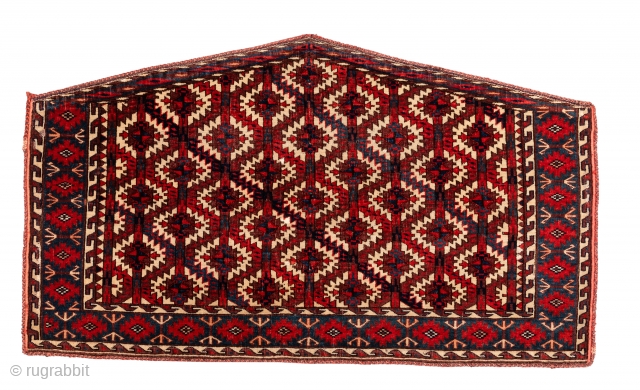 Antique Yomut Turkmen asmalyk cm 1,25 x 0,70  19th century 1880 circa natural colors soft woll                