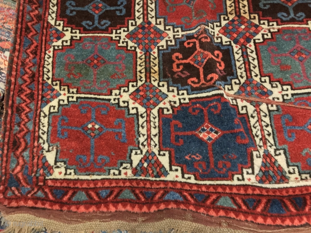 EST ANATOLIAN ANTIQUE RUG CM 2.65 X 1.22  1850 CIRCA
NATURAL COLORS SOFT WOOL 
FINE QUALITY AND FULL PILE              
