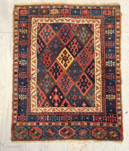 antique. beautiful  Jaf. cm 0.70 x0,50   19th century natural colors                    