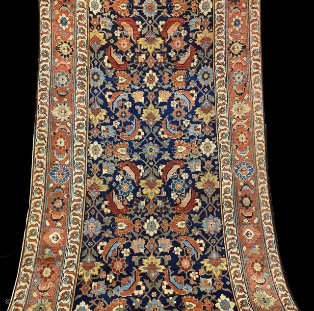 North-West Persian cm 480x205 19th Century dated 1812 full pile & natural wonderful colours                   