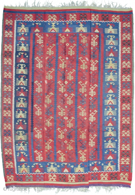 From now on only highlights. Beutiful Thracian kilim with Tree of life design, splendid natural colors.
19th century
Enjoy!
                