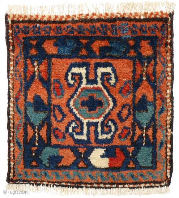 This is one of more than two dozens special summer offers: # 880 Shahsavan pile khorjin front, 44/46 cm, West Persia, ca. 1900, good condition, natural colours, a very rare and unusual  ...