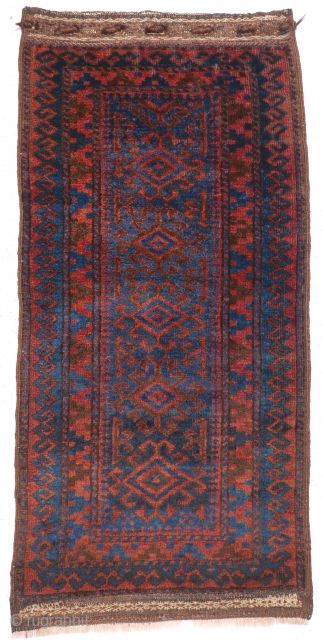 # 1110 Baluch (Taimani?) Balisht Front, 55/117 cm, West Afghanistan, 1st quarter 20th century, outstanding wool and natural dyes, in good condition! 
          