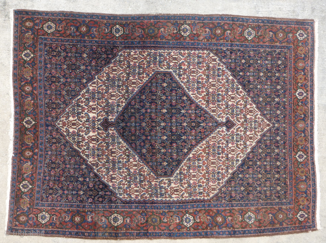 ANTIQUE SENNEH SENNA RUG
Antique Senneh / Senna rug. Early 20th century. Beautiful colors, which are probably natural. Village production. Wool pile, cotton foundation. Clean(washed by hand) and ready to use.
Very good condition ...