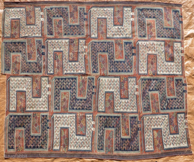 Dragon sileh rug, Caucasus, probably 19th century

In fair condition. It is missing the end borders and outer minor side borders, and the sides have been overcast. Could be used on the floor  ...