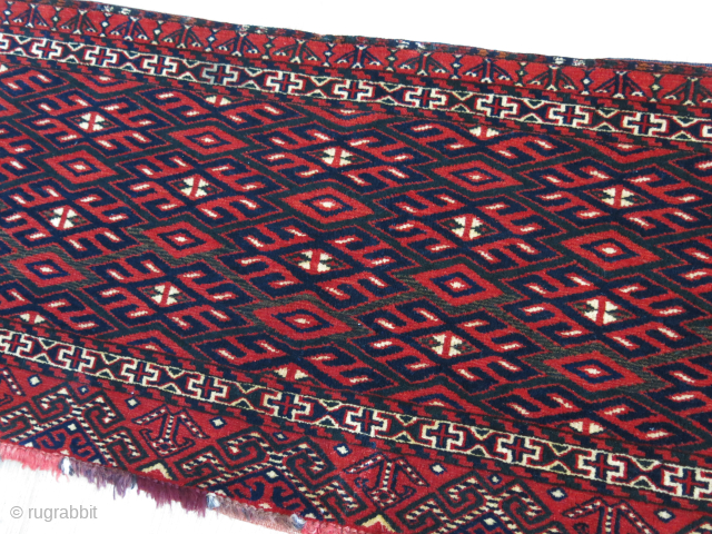 Turkmen Goklan Torba great condition and natural colors, circa 1900s size : 37" X 16" - 93Cm X 41cm vedatkaradag@gmail.com             