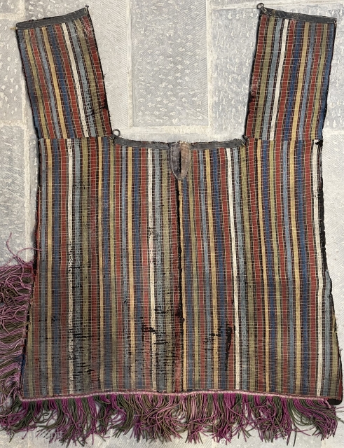 Shahsanvan silk horse cover very fine quality 1840s size 150x125cm                       
