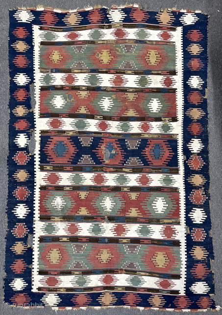 shahsavan kilim 1820 or 1840s size 240 x 160 cm