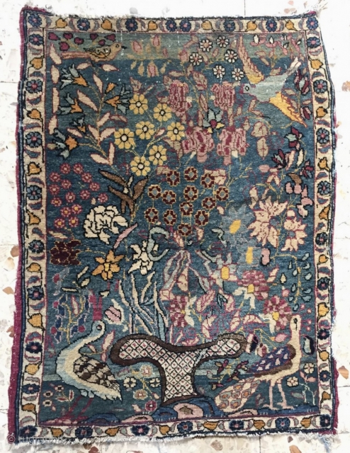Very rare emoglu meshed carpet size 80x60cm
                          