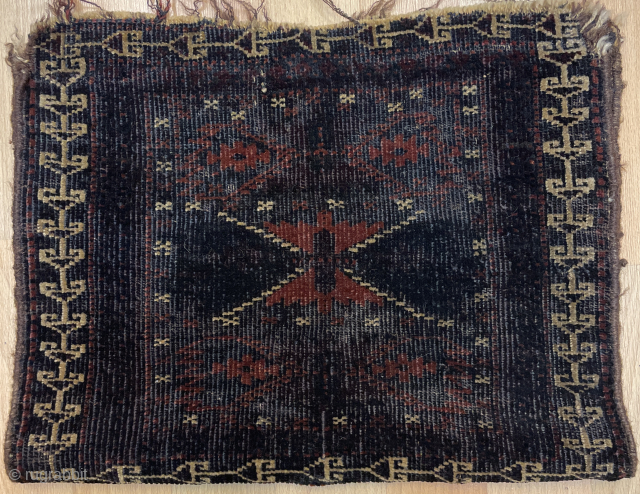 Very rare and incredible quality Beluch book bag circa 1820 or 1840s