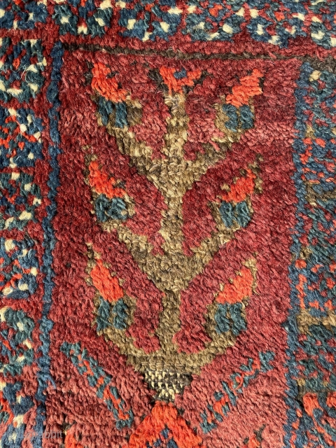 a very old and incredibly different beluch carpet size 195x130cm                       