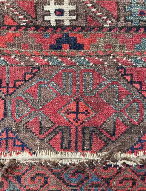 A very old Beluch carpet  size 280x165cm                         