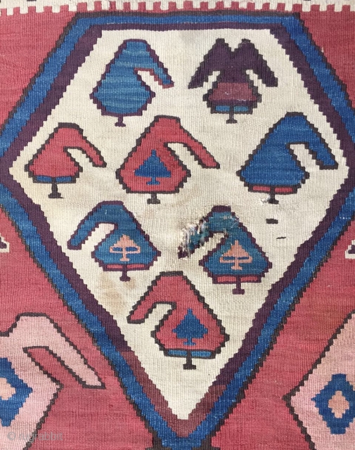 Shahsavan Fragmant kilim size 90x140cm                            