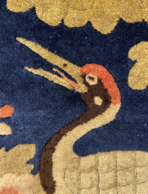 Very nice Chinese paotu rug size 135x68cm                          