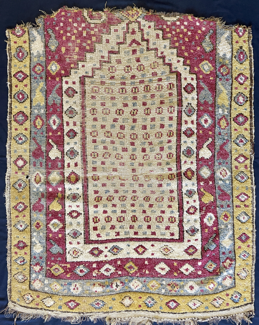 Manastir prayer fragment rug size 130 x 104 cm