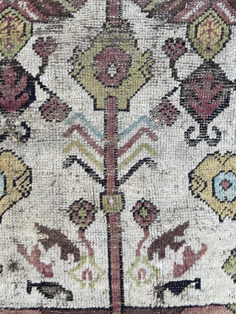 A truly unique and extraordinary Anatolian fragmand rug.   Size 200 x 100 cm
Sanli-Veysel@hotmail.com                  