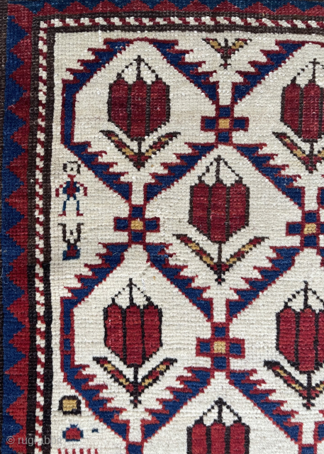 Caucasian shirvan rug size 195 x 122 cm
                         