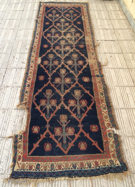 Persian Kurdish Carpet size 300x94cmö                            