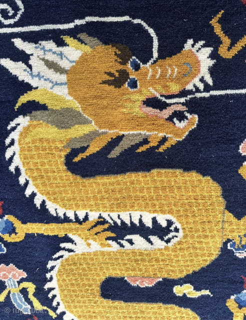 Chinese dragon rug                              