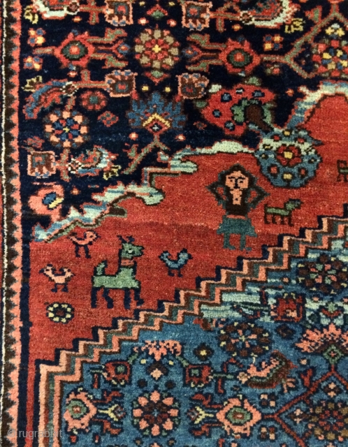 Rare Bidjar carpet wool on wool, very soft and very nice quality, all are colors natural dyes. 
Size 200x135cm              