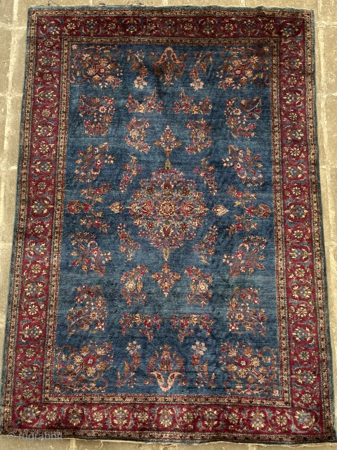 Muhtasham kashan silk carpet size 210x130cm                           