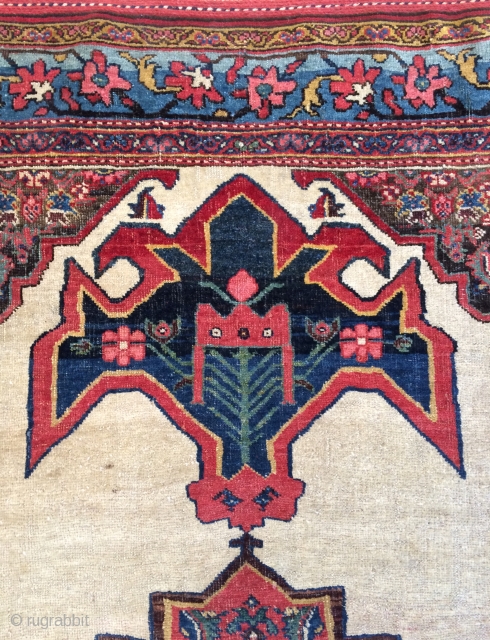 Rare antique bidjar  size 230x 160 cm 
                        