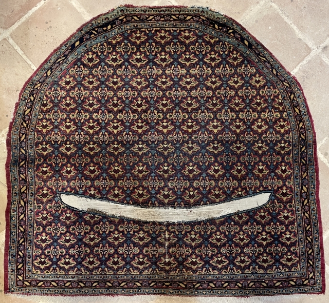 Very rare Yezd horse saddle cover size 95x90cm                         