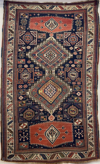 Caucasian Shirvan rug size 220 x 120 cm                         