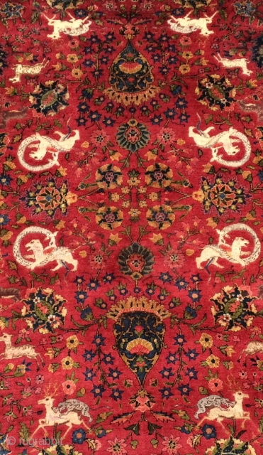 Anatolian silk carpet size 185x130                            