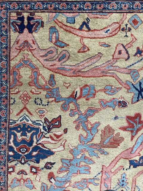 It is very rare Tebriz carpet size 347x257cm                         
