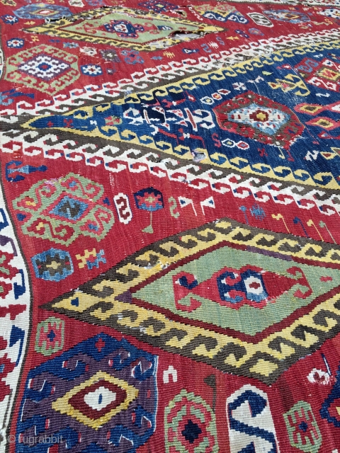 Erzurum Anatolian kilim  size 310x180cm
                           