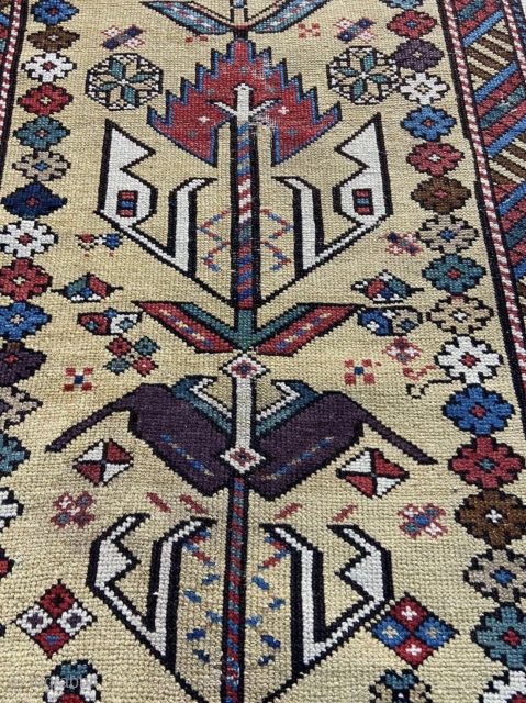 Caucasian shirvan carpet size 310x110cm                            