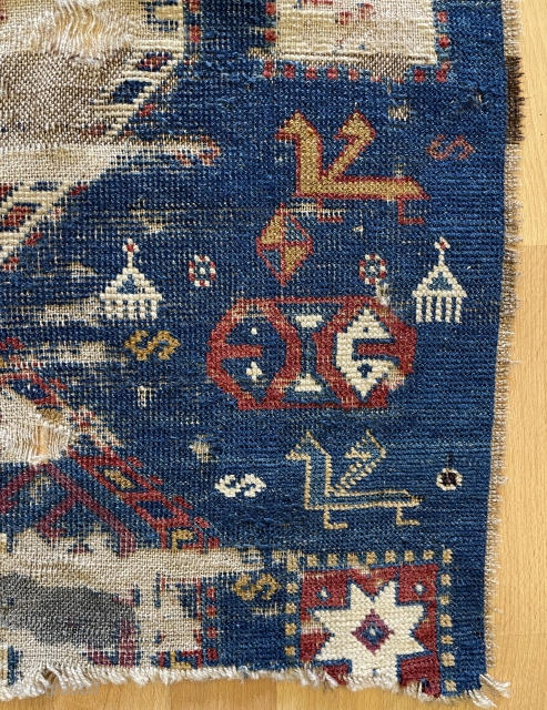 Caucasian fragman rug size 60x70cm                            