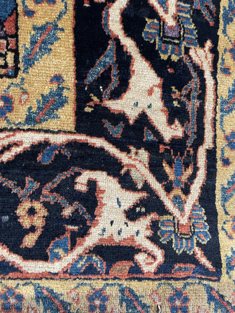 An extraordinary and very different Persian carpet size 185 x 145 cm