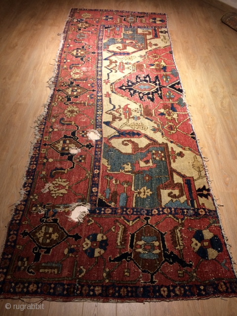 Karadag suma original half carpet. Size 330x113cm                          