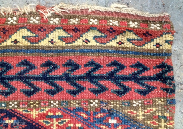 Shojbulahk Kurdish fragmand carpet size 250x95cm                           
