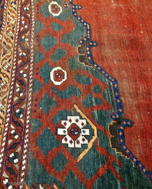 Rare antique Qhasgai big carpet size 345x285cm                          