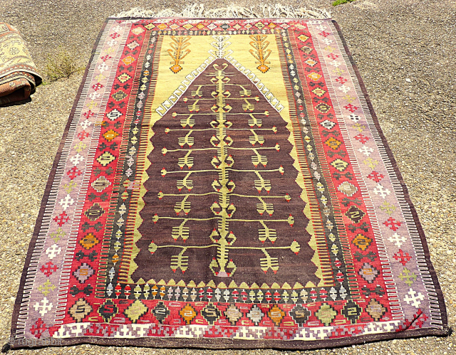 Anatolian Kilim. Size: 151 x 214 cm. Good condition.