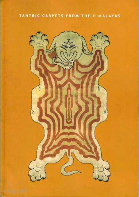Tantric Carpets From The Himalayas by Anna Maria and Fabio Rossi, published 2008 and featuring fine tantric carpets from Tibet. Soft cover and printed on high quality paper it showcases a variety  ...