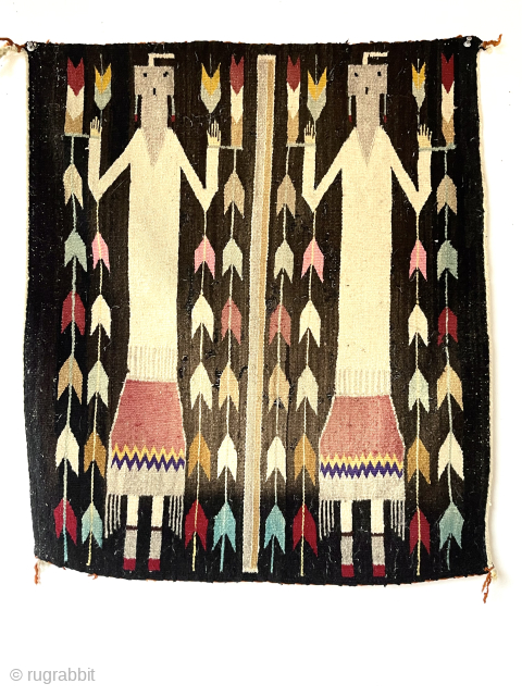 Incredibly cool yei rug.
26” x 31”